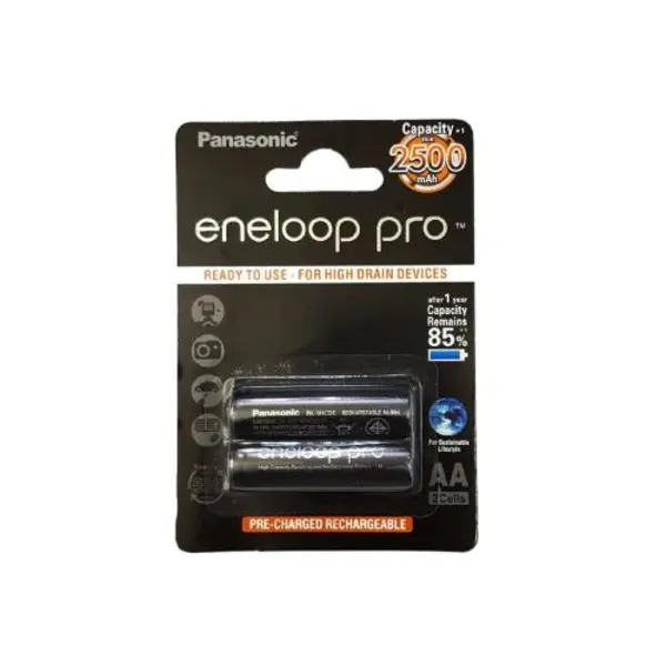 باتری قلمی شارژی پاناسونیک انلوپPanasonic eneloop2500 میلی آمپر - 3
