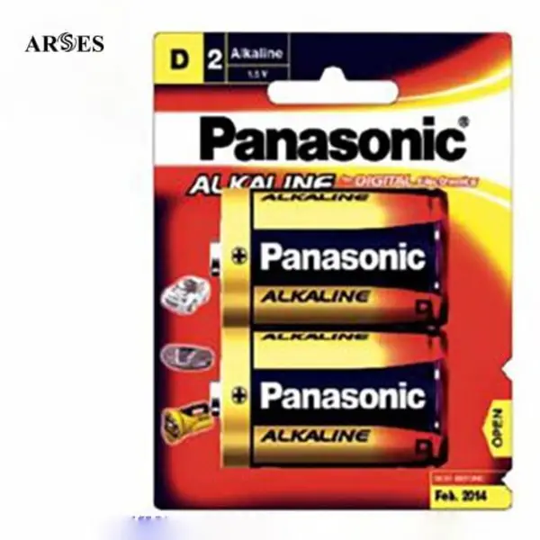 باتری پاناسونیک آلکالاین بزرگ Panasonic High-Tech Alkaline Evolta D 1.5V Battery - 2