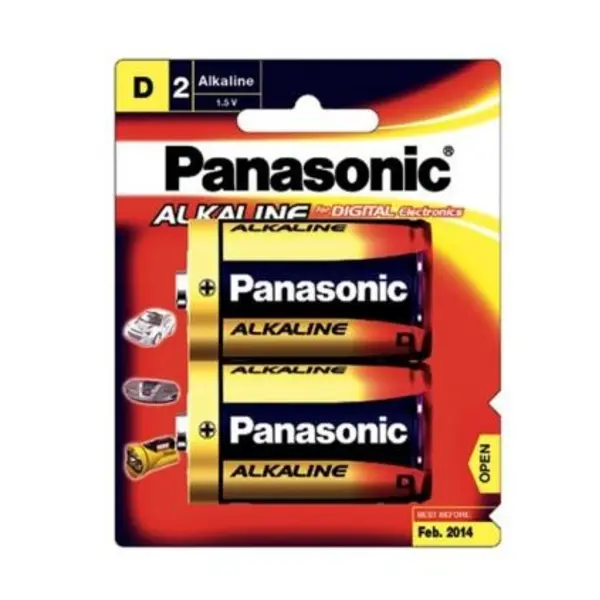 باتری پاناسونیک آلکالاین بزرگ Panasonic High-Tech Alkaline Evolta D 1.5V Battery - 4