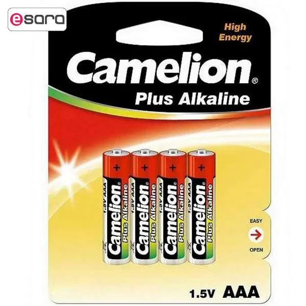 باتری قلمی و نیم قلمی کملیون مدل Plus Alkaline بسته 4 عددی - 5