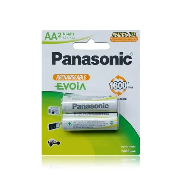باتری قلمی قابل شارژ پاناسونیک مدل Rechargeable 2400mah بسته 2 عددی