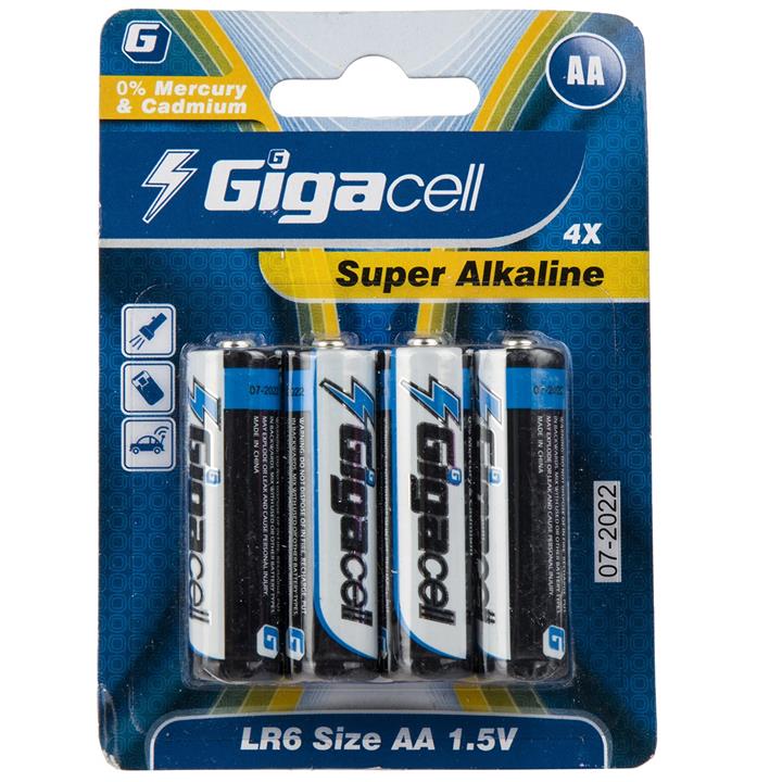 باتری قلمی گیگاسل مدل Super Alkaline - بسته 4 عددی