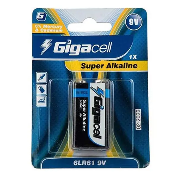 باتری کتابی گیگاسل مدل Super Alkaline بسته یک عددی - 4