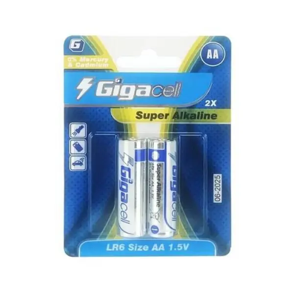 باتری قلمی گیگاسل مدل Super Alkaline بسته 2 عددی - 2
