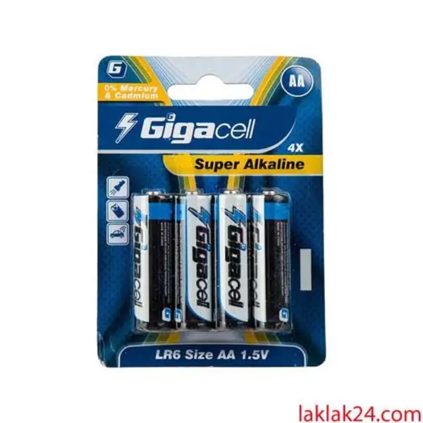 باتری قلمی گیگاسل مدل Super Alkaline - بسته 4 عددی - 2