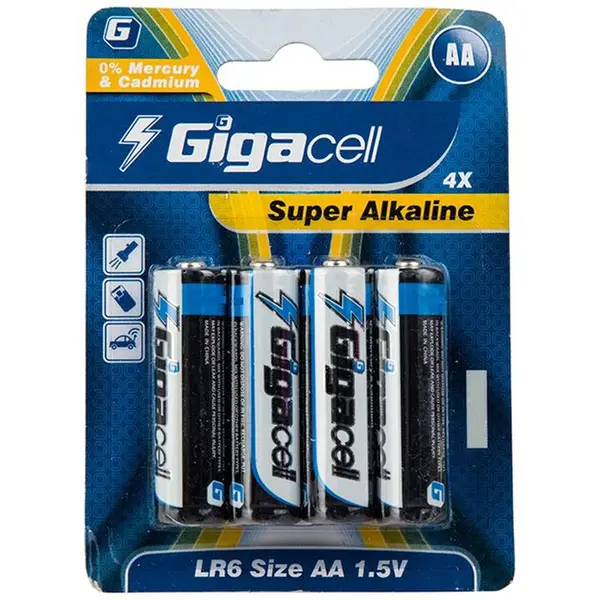 باتری قلمی گیگاسل مدل Super Alkaline - بسته 4 عددی - 3