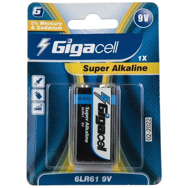باتری کتابی گیگاسل مدل Super Alkaline بسته یک عددی - 3