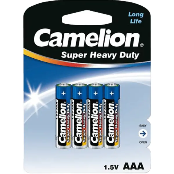 باتری نیم قلمی کملیون مدل Super Heavy Duty بسته 6 عددی - 4