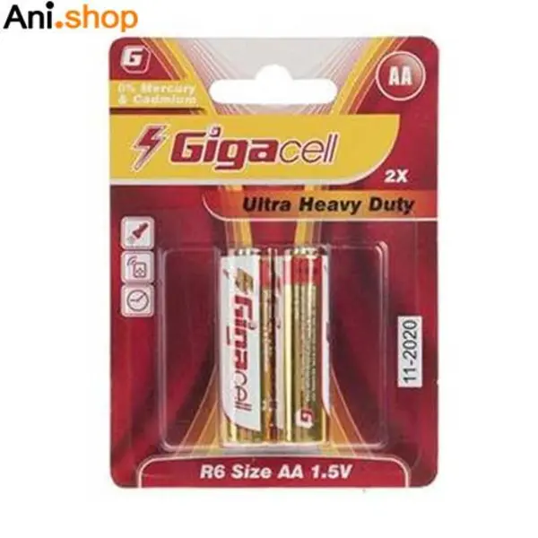 باتری قلمی گیگاسل پاور مدل Ultra Heavy Duty بسته 2 عددی