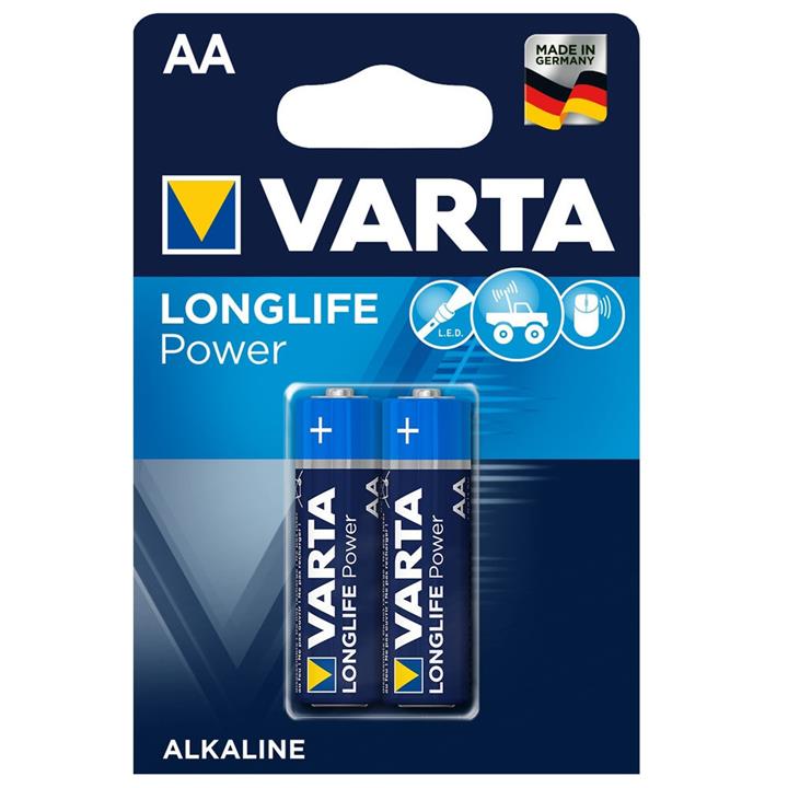 باتری قلمی وارتا لانگ لایف پاور (VARTA LONG LIFE POWER BATTERY AA) 2 عددی