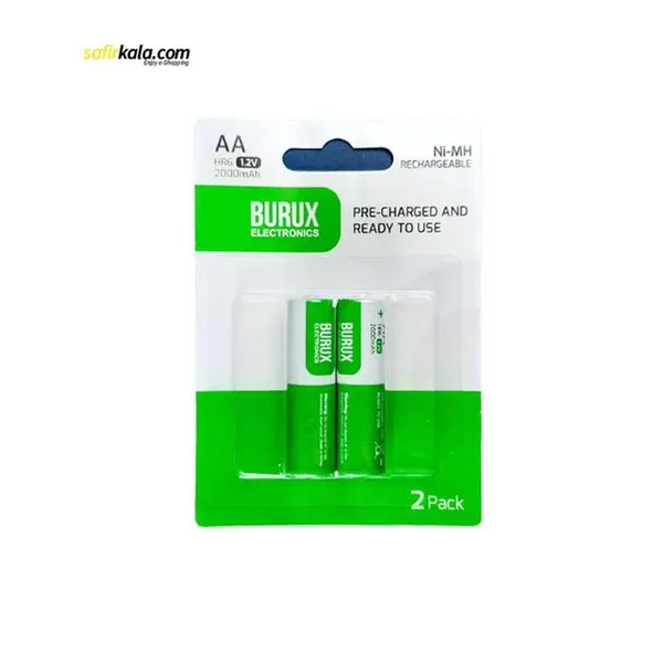 باتری قلمی شارژی دو عددی بروکس - 3