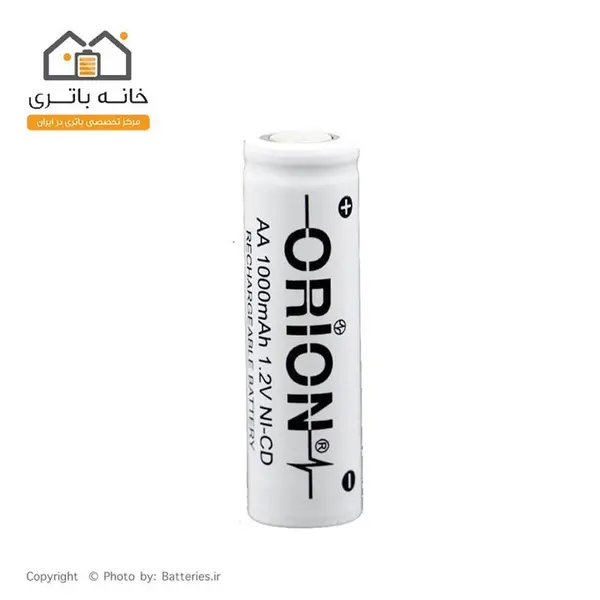 باتری قلمی سرتخت شارژی 1.2 ولت 1000 میلی آمپر اوریون Orion