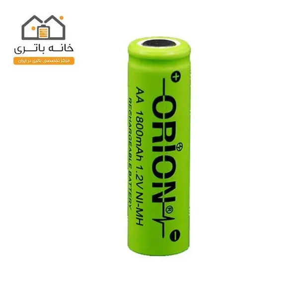 باتری شارژی اوریون سر تخت 1800میلی آمپر Orion سایز قلمی سرتخت