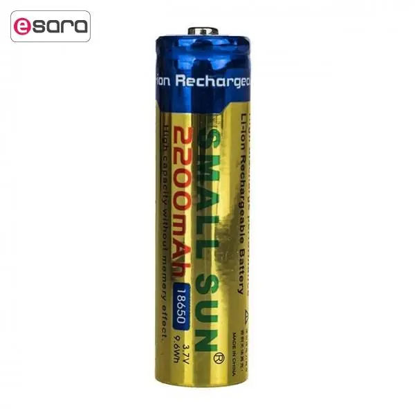باتری 18650 اسمال سان مدل HCWME ظرفیت 2200 میلی آمپر ساعت
