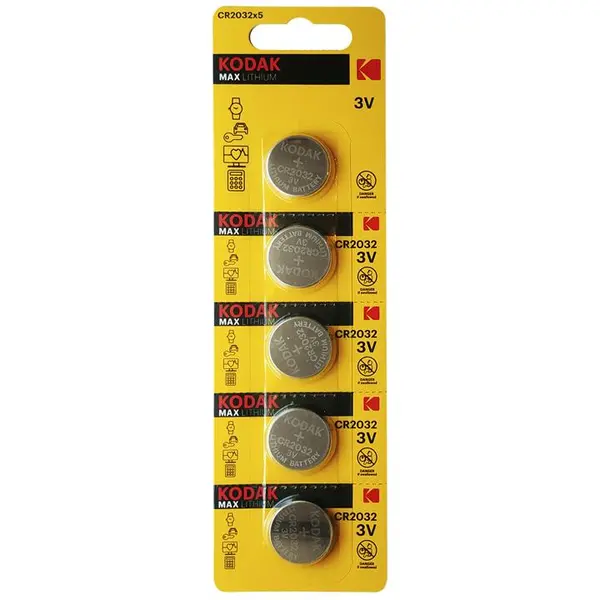 باتری سکه ای کداک مدل 2032 بسته 5 عددی
