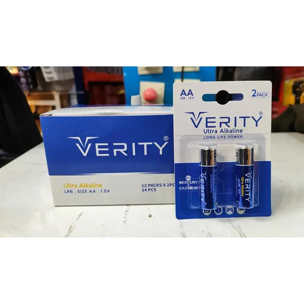 باتری قلمی اولترا آلکالاین وریتی 2 تایی | AA VERITY - 5