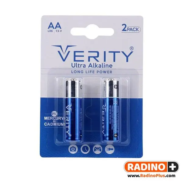 باتری قلمی اولترا آلکالاین وریتی 2 تایی | AA VERITY - 2