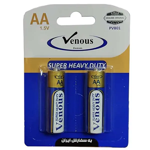 باتری قلمی 2 عددی ونوس Venous B01