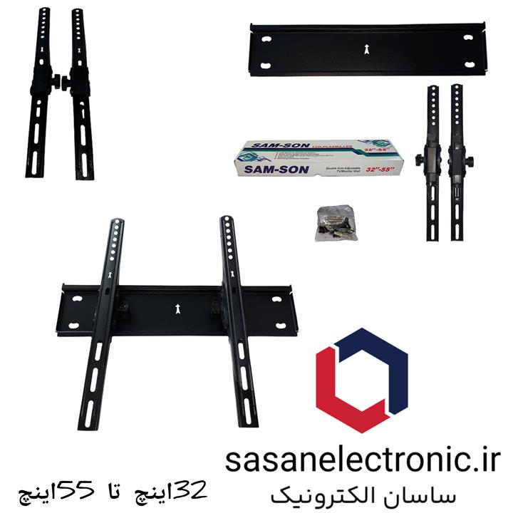 جک پایه دیواری  تلویزیون مارک سام سون از 32اینچ تا 55اینچ مقاوم و ضخیم