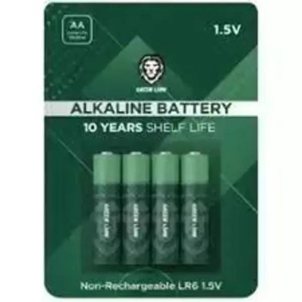 پک 4 عددی باتری قلمی گرین لاین Green Lion Alkaline AA Battrey 2700mAh