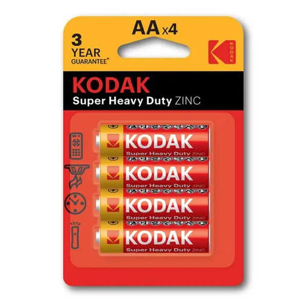 باتری قلمی 4 عددی super heavy duty کداک kodak