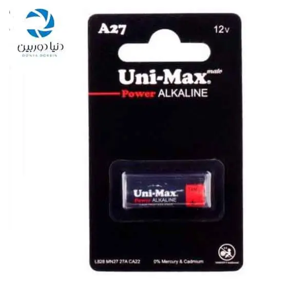 باطری A۲7 Uni-Max آلکالاین مدل BP1