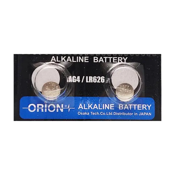 باتری ساعت اوریون مدل AG4 کد LR626 بسته 2 عددی