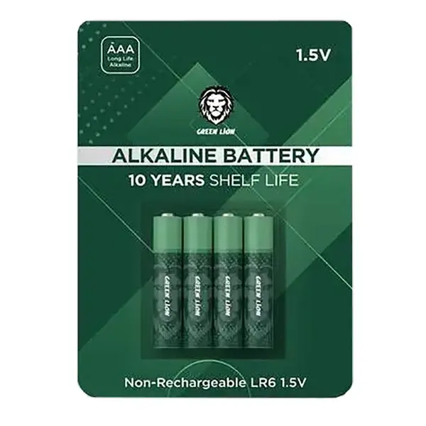 باتری نیم قلمی گرین لایون Alkaline AAA