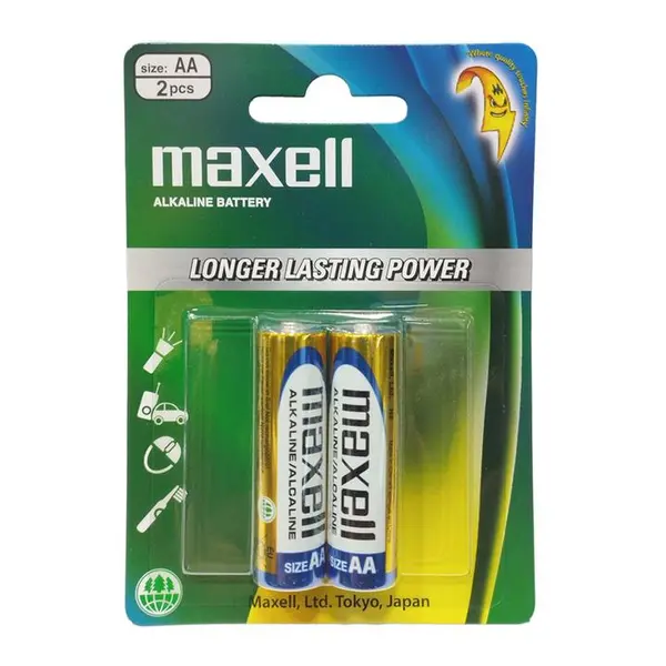 باتری قلمی مکسل مدل ALKALINE BATTERY بسته دو عددی