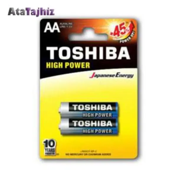 باتری قلمی توشیبا Alkaline High Power پک 2 تایی