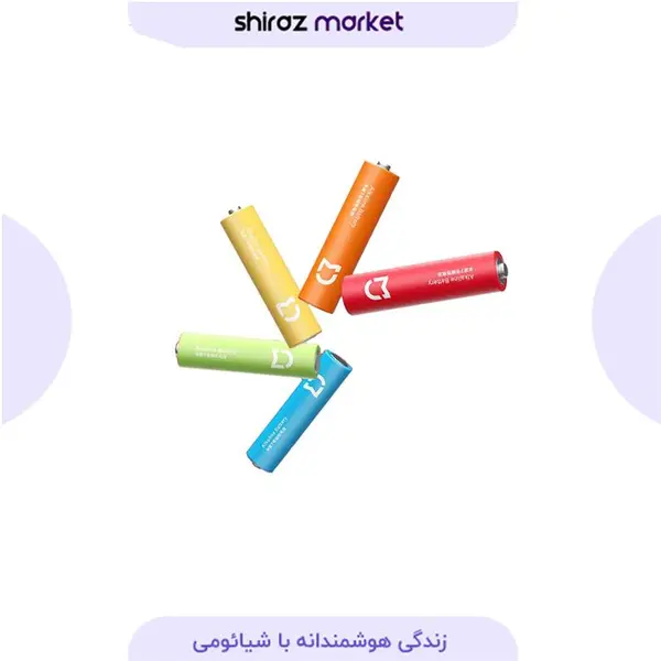 باتری رنگین کمانی Alkaline شیائومی Mijia مدل 40 عددی