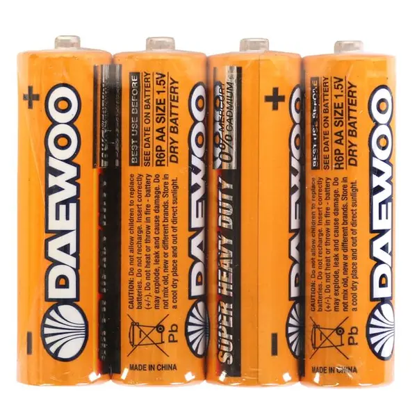 باتری قلمی دوو DAEWOO BATTERY شیرینگ 4 عددی