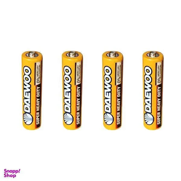 باتری نیم قلمی DAEWOO مدل Super Heavy Duty یک کارتی 4 عددی - 3