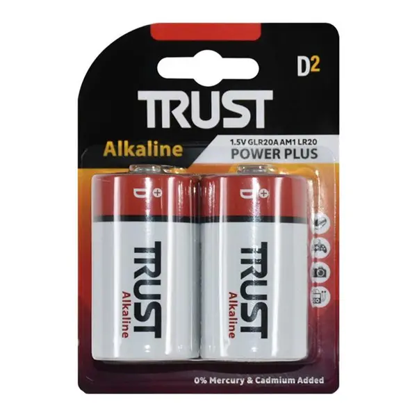 باتری بزرگ تراست D Alkaline بسته 2 عددی - 3