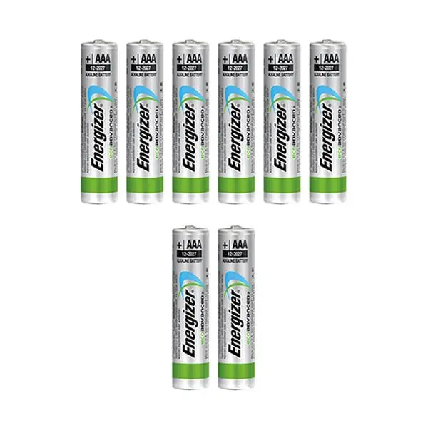 باتری نیم قلمی انرجایزر مدل Eco Advanced LR03 بسته 8 عددی