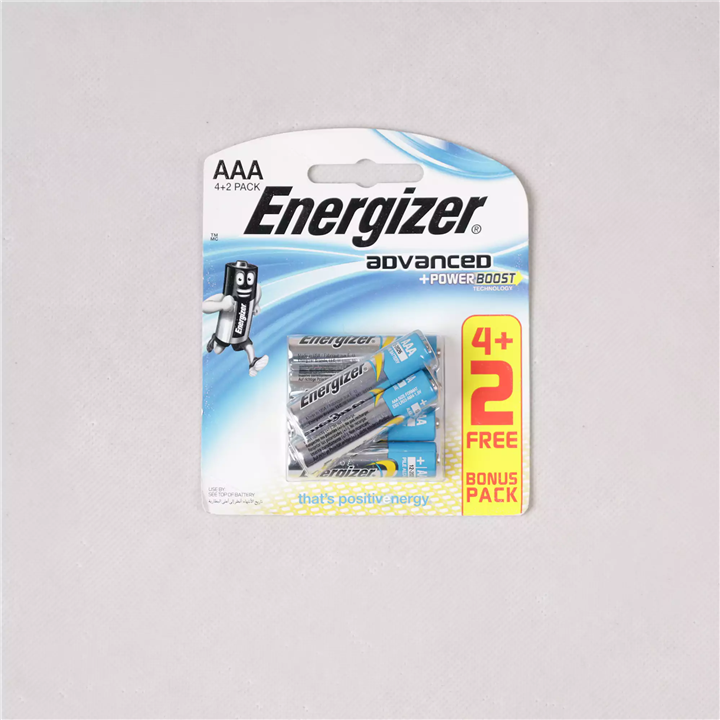 باتری نیم قلمی  ENERGIZER  X92 RP-6(4 2)AAA