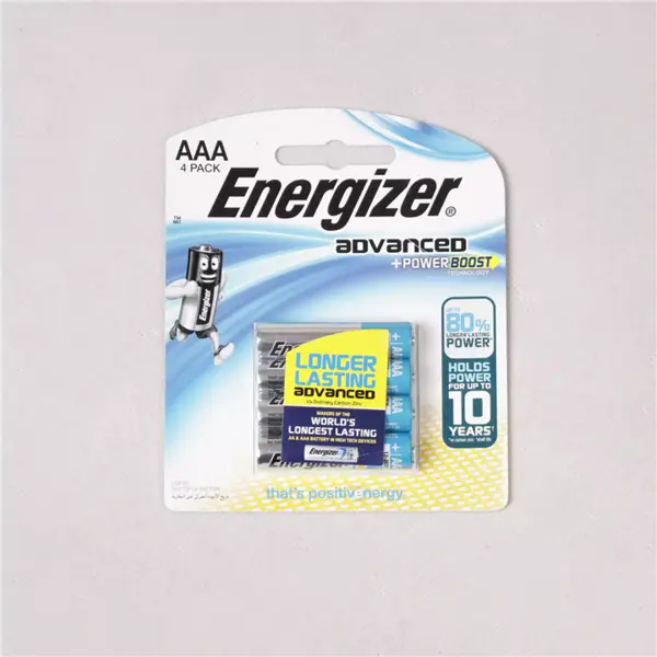 باتری نیم قلمی ENERGIZER X92 RP-4 AAA - 2