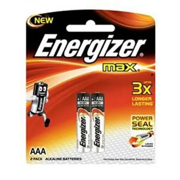 باتری نیم قلمی انرجایزر مدل Max Alkaline بسته 2 عددی