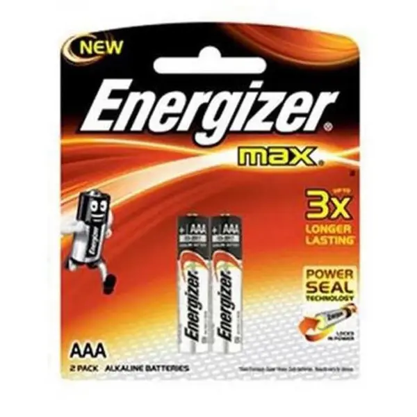 باتری نیم قلمی انرجایزر مدل Max Alkaline بسته 2 عددی