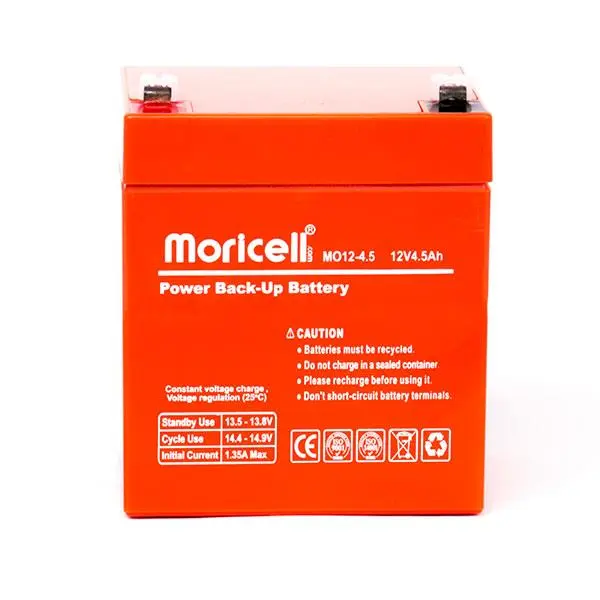 باتری دزدگیر و سانترال Moricell مدل 12 ولت 4.5 آمپر ساعت
