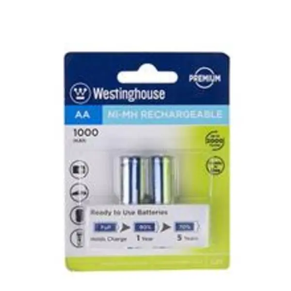 باتری قابل شارژ قلمی وستینگ هاوس مدل Ni-MH Rechargeable بسته 2 عددی