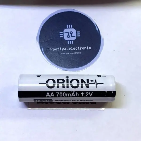 باتری قلمی شارژی اوریون ORION مدل AA 700mAh 1.2V NI-CD
