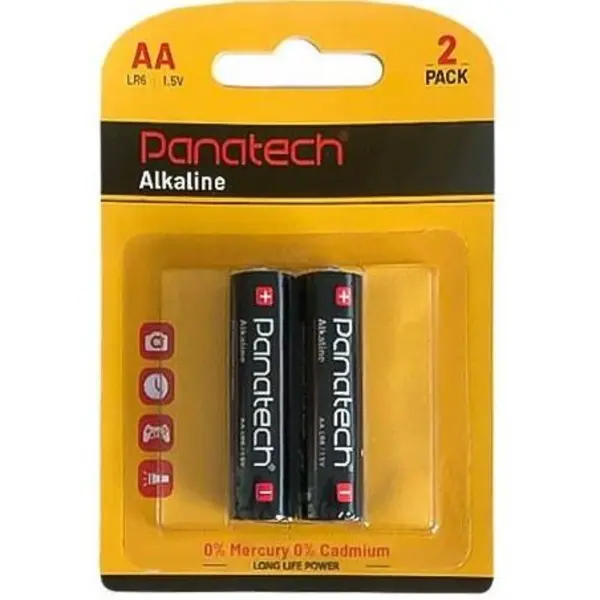 باتری دوتایی قلمی Panatech Alkaline LR6 1.5V AA - 3