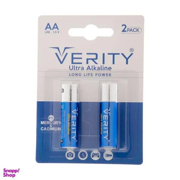 باتری قلمی وریتی مدل R6P بسته 2 عددیverity