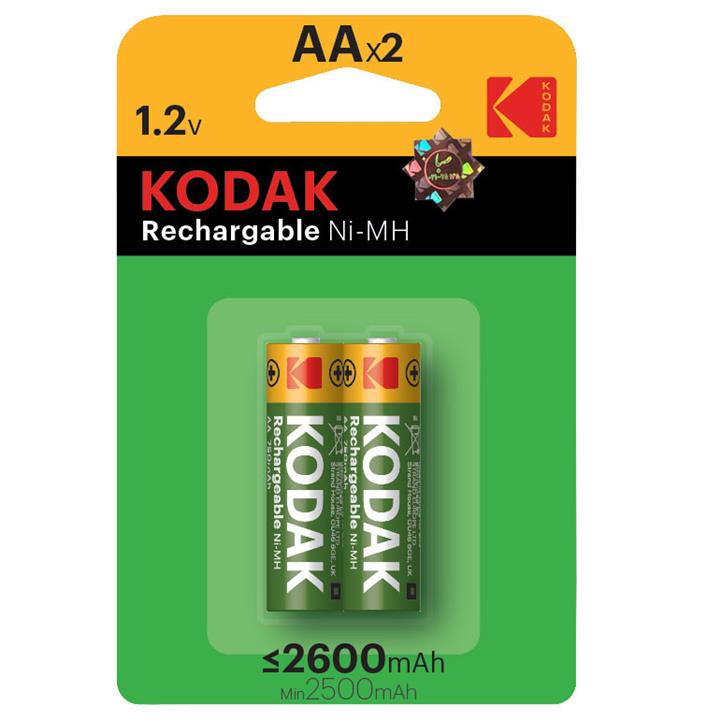 باتری قلمی قابل شارژ کداک مدل Rechargeable 2600 mAh بسته 2 عددی