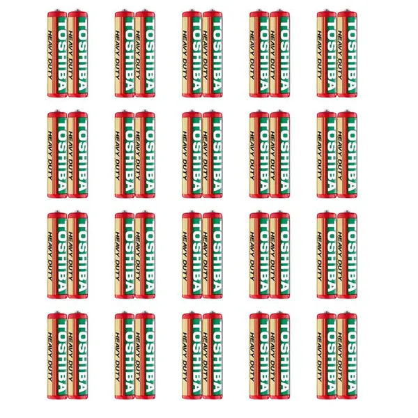 باتری نیم قلمی توشیبا مدل SHD-40 بسته 40 عددی