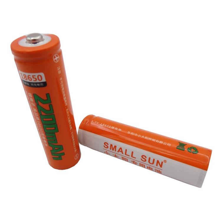 باتری شارژی لیتیوم یون Small Sun مدل 18650 2200MAH