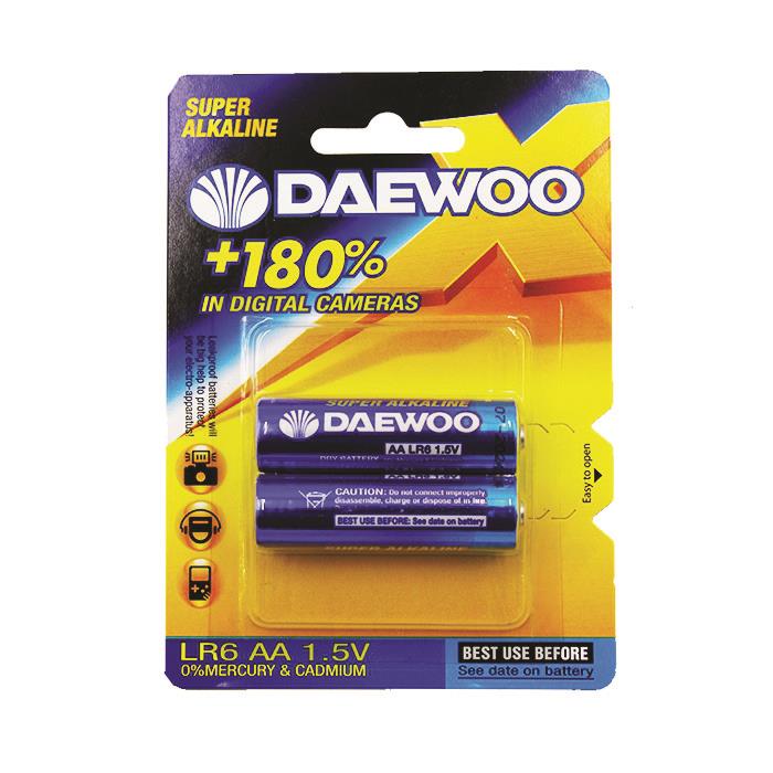 باتری قلمی سوپر آلکالاین Super Alkaline دوو DAEWOO دوتایی