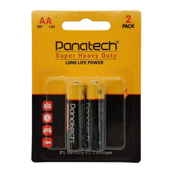 باتری قلمی پاناتک مدل Super Heavy Duty بسته 2 عددی