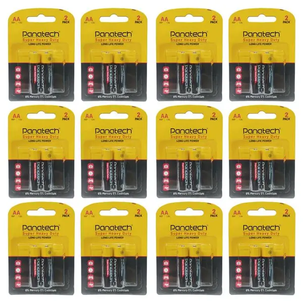 باتری قلمی پاناتک مدل Super Heavy Duty بسته 24 عددی - 2